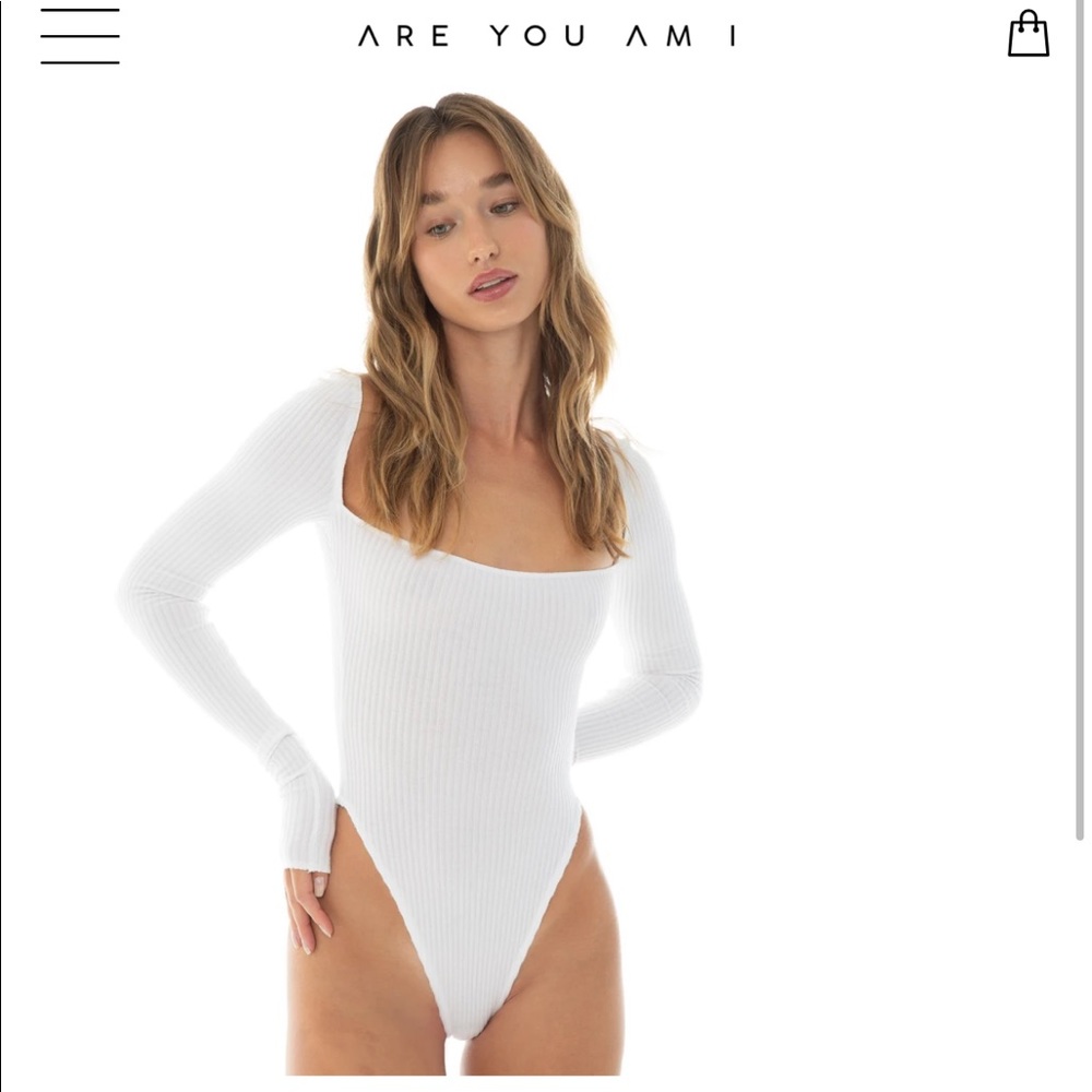 ARE YOU AM I - Anke bodysuit white